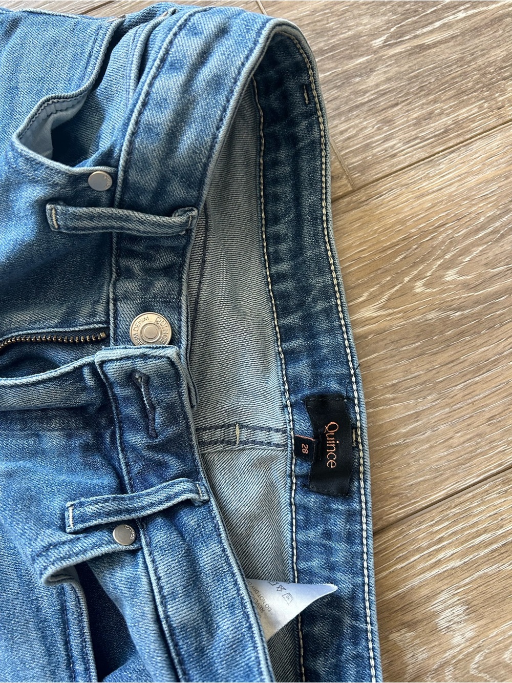 Quince Luna Straight Jeans size 28 - Picture 3 of 5